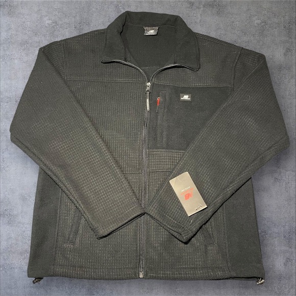 New Balance Other - New Balance Full Zip Sweater Black Size M NWT